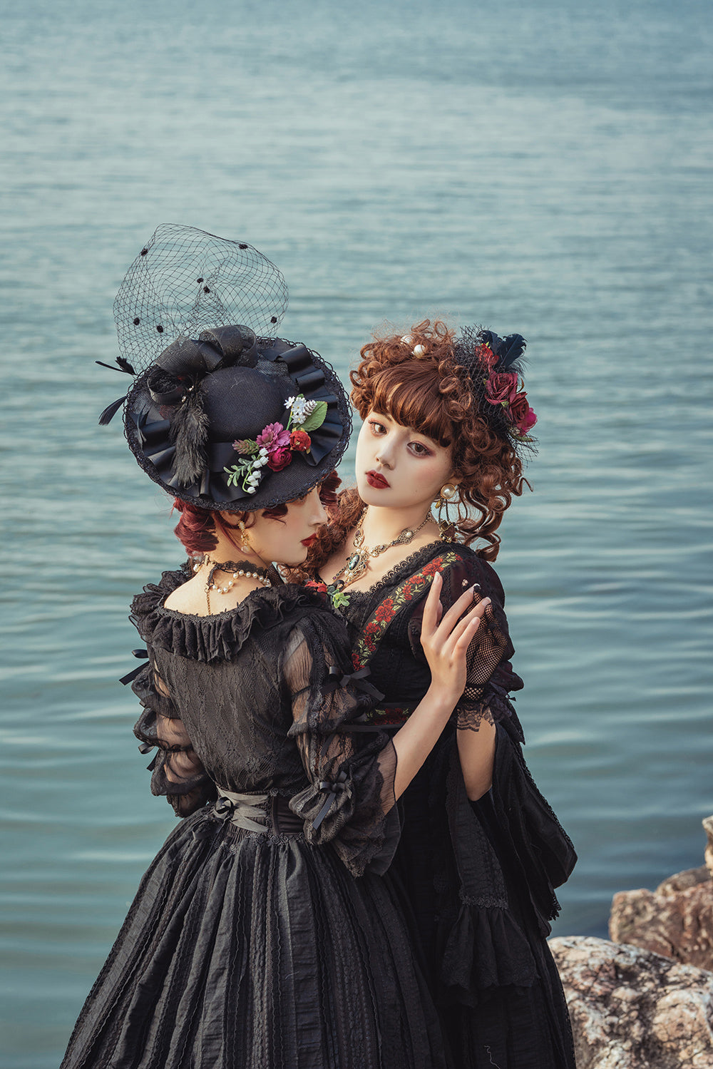 Miss Point - The Sally Gardens - Fish Bone High Waist Lolita Skirt