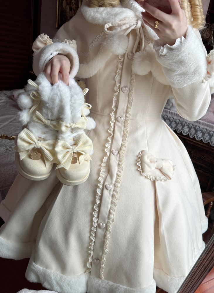 Aimee - Warm - Winter Sweet Lolita Snow Boots Thick Sole Fleece Shoes