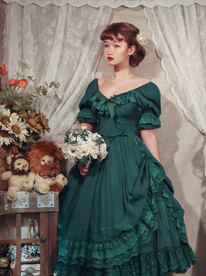 Sweet Wood - CLA Vintage French Lolita OP Dress