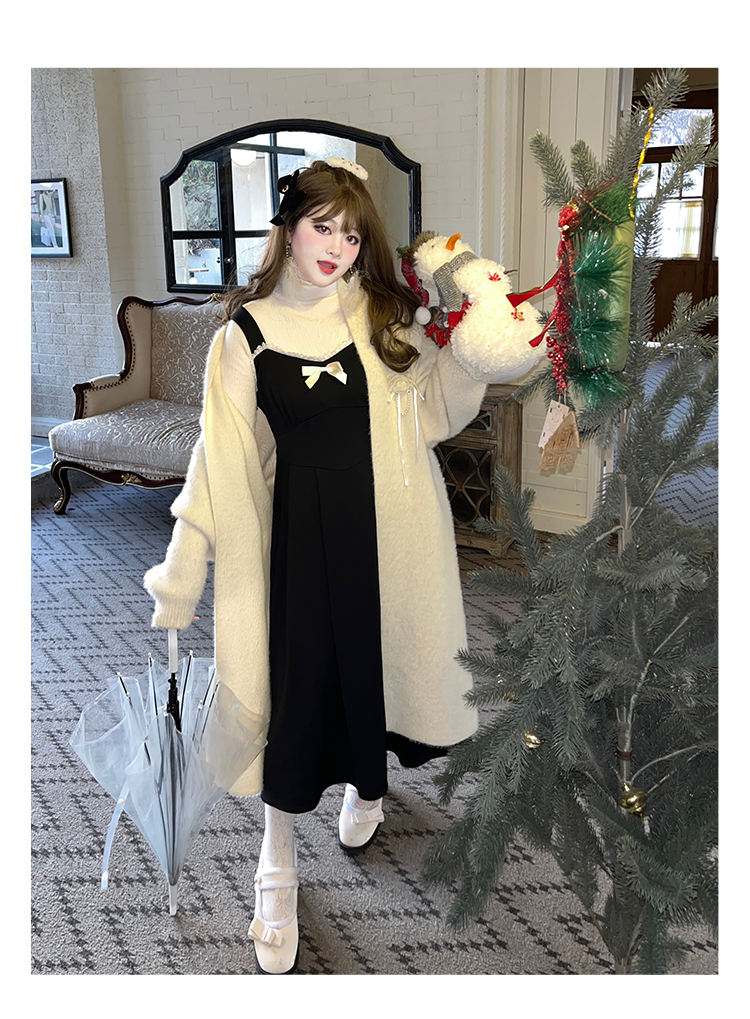 Yingtang - Sweet Lolita Coat Plus Size Lolita Dress Set