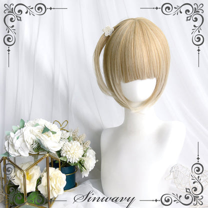 Sinwavy - Pandora's Box - Lolita Short Wig with Cute Double Ponytails