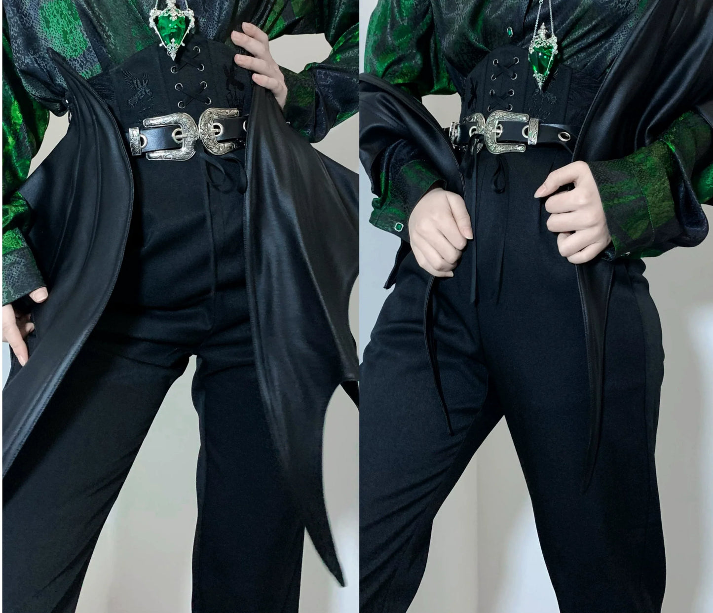 Silent Mars - Raven Crown - Gothic Lolita Suit Shirt Military Coat Skirt and Pants