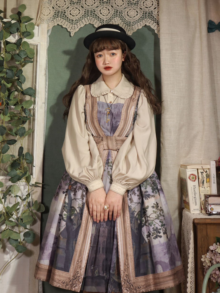 YuanSu - Mayer's Whisper - Vintage Lolita Large Sleeve Blouse