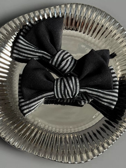 Alice Girl - Lolita Potion - Gothic Lolita Witch Hat and Striped Side Clips