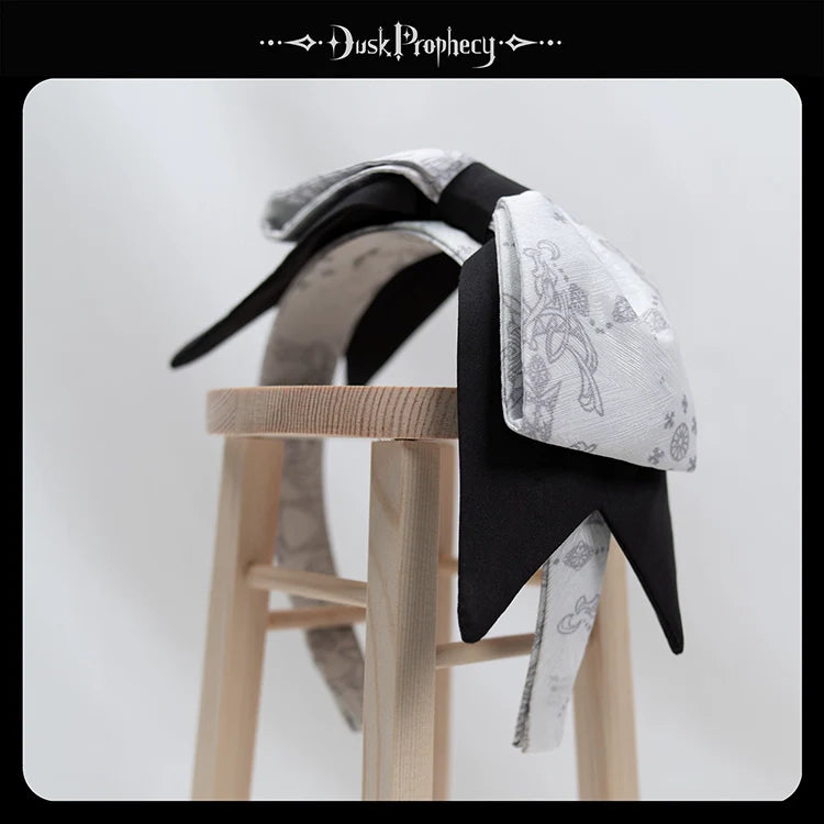 DuskProphecy - Coccyx - Elegant Lolita Hair Accessories Set Multicolors