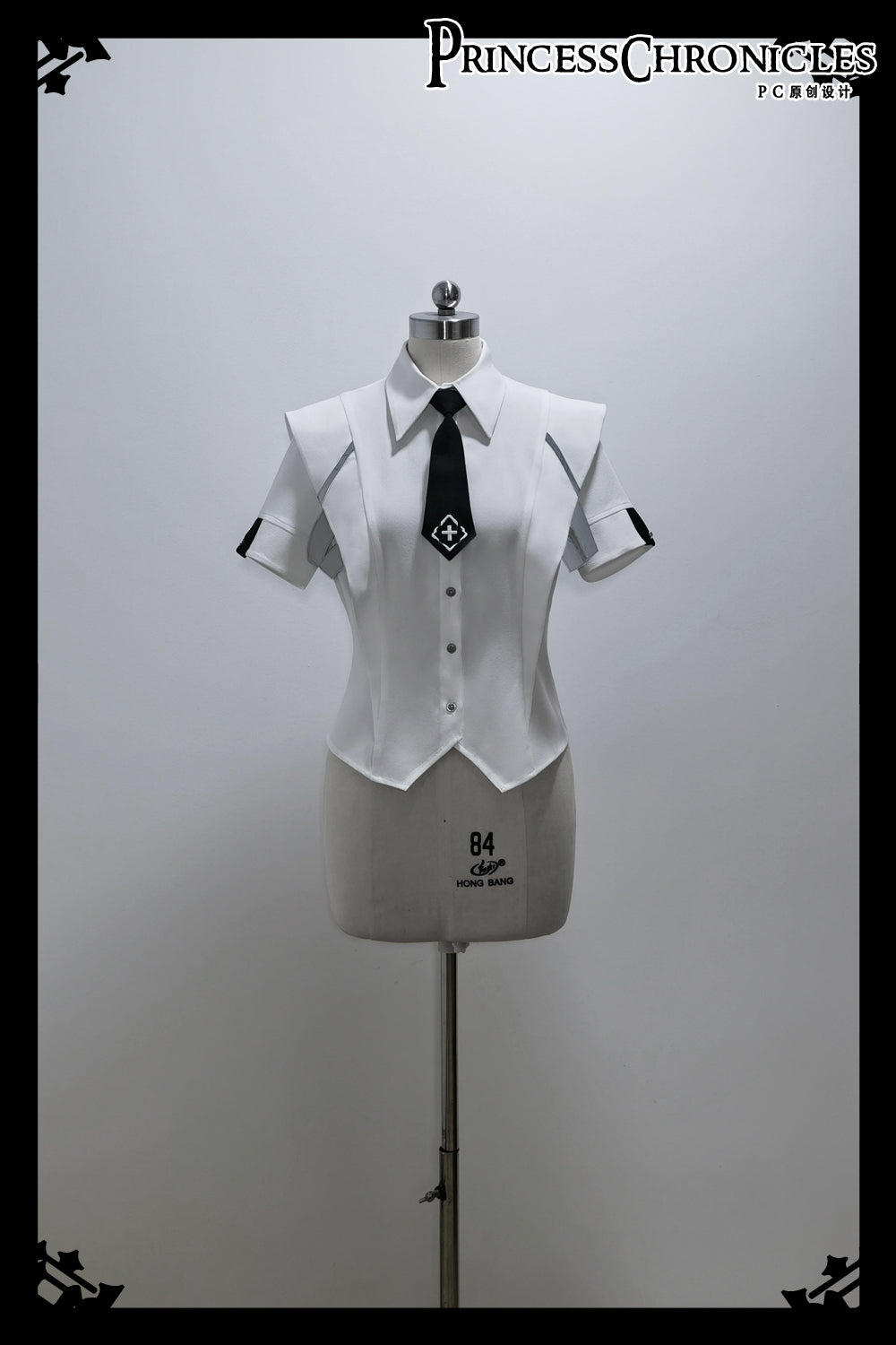 Princess Chronicles - Dry sea and Ashlar - Handsome Futuristic Style White Short Set