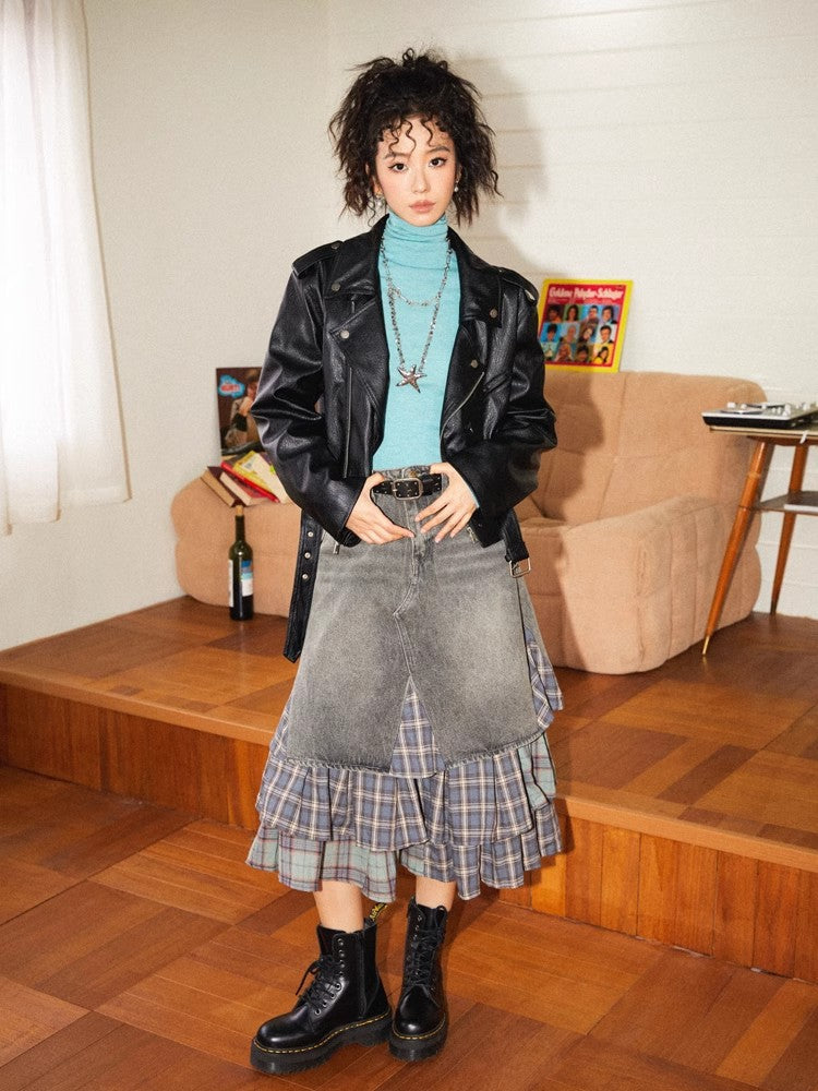 Turtleneck wool knit【s0000010369】