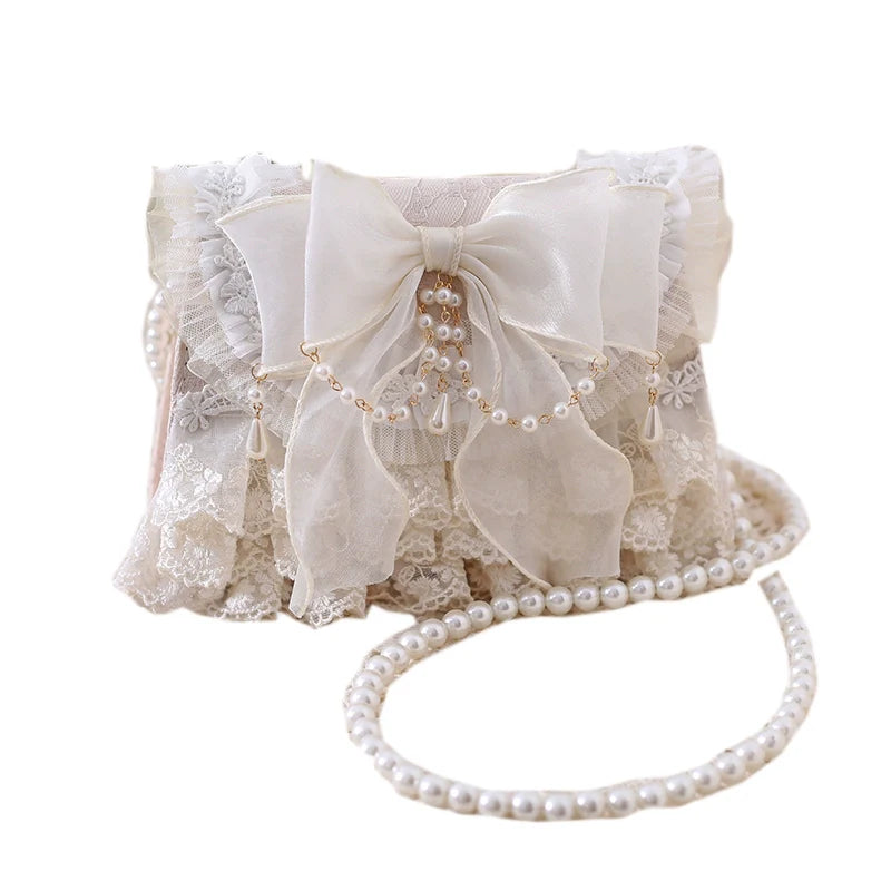 Xiaogui - Elegant Lolita Handbag Ivory Tea Party Lolita Bag