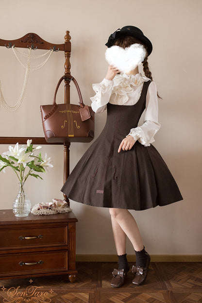 Sentaro - Dark Forest - Elegant Baroque Lolita Blouse