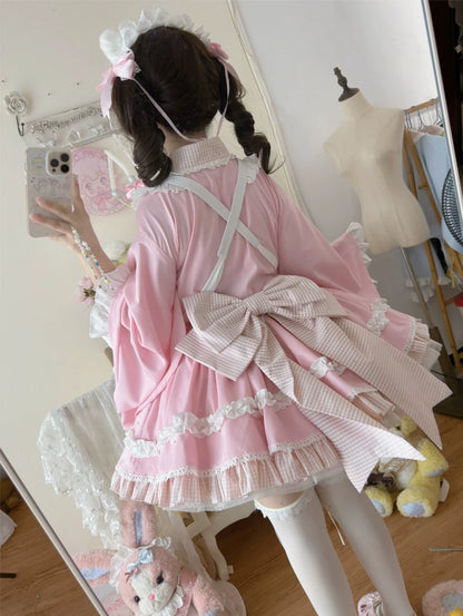 Hanguliang - Sweet Meow Nurse - Maid Lolita Skirt Set Kawaii Lolita Dress