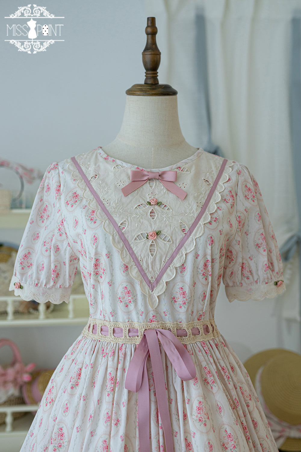 Miss Point - Happy Summer Elegant Lolita Floral OP Dress