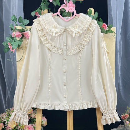 DMFS Lolita - Sweet Lolita Blouse Peter Pan Collar Shirt