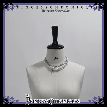 Princess Chronicles - Divine Covenant - Ouji Lolita Accessory Set Necklace and Bracelet
