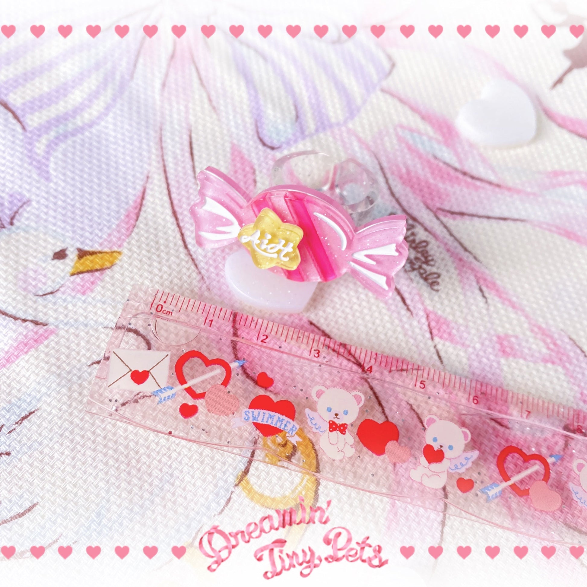 Halloween Alice - Rainbow Candy - Sweet Lolita Ring Hairclip