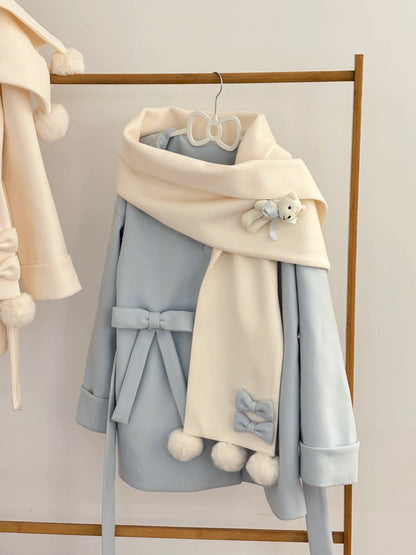 Platycodon House - Winter Sweet Lolita Coat Long Scarf Outerwear