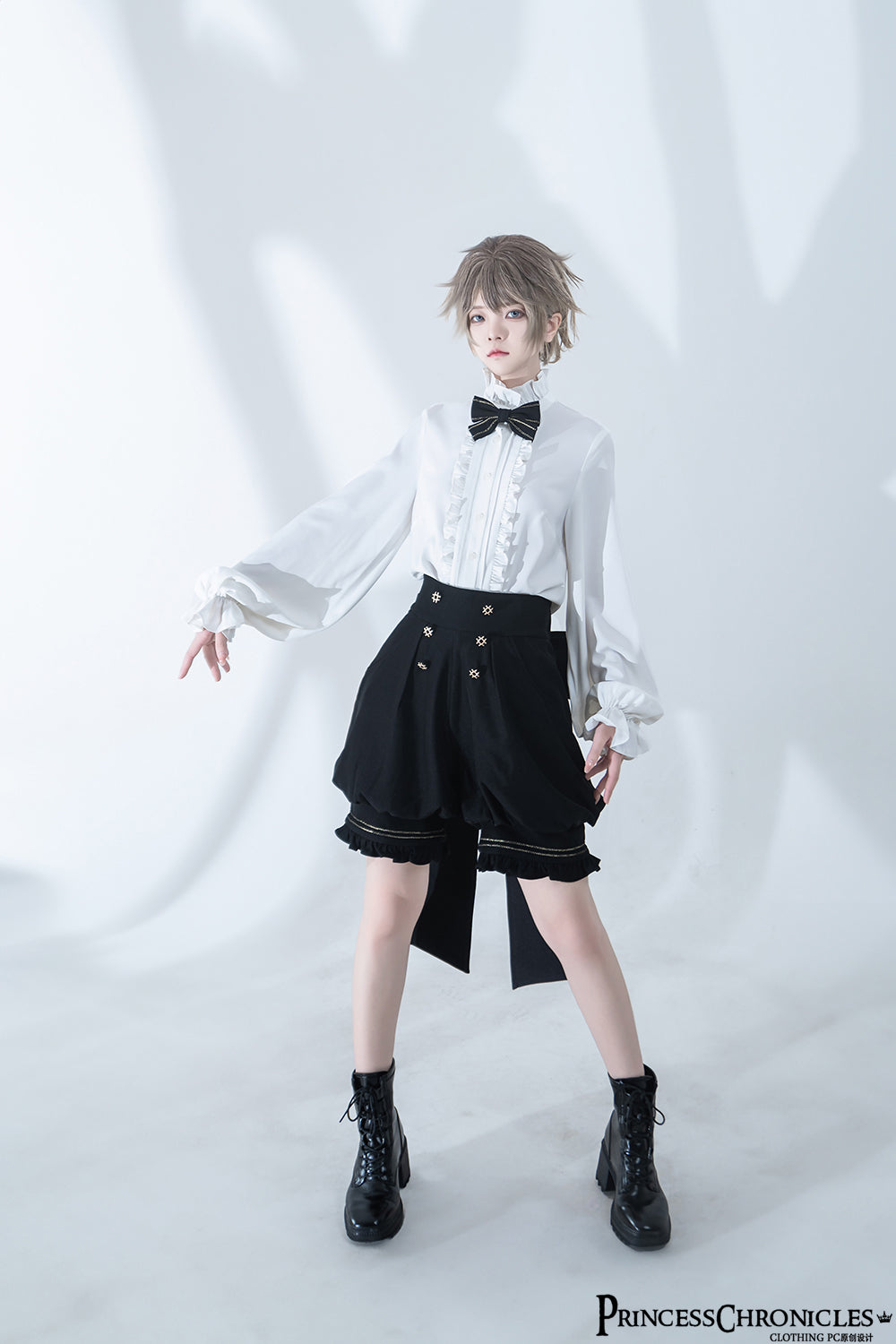 Princess Chronicles - Desperate Bunny - Ouji Lolita Vest Shorts Set