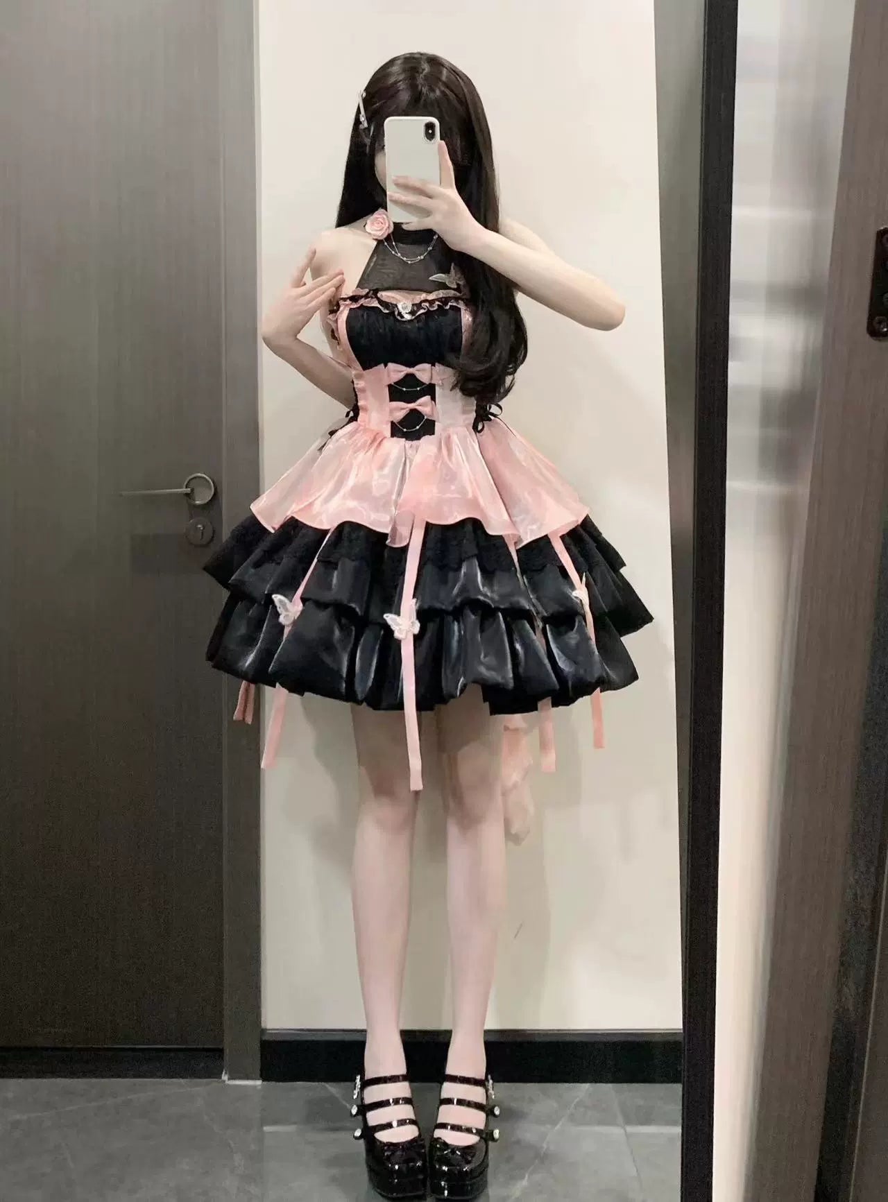 Platycodon House - Love Goddess - Elegant Lolita Dress Halter Puff Princess JSK Dress