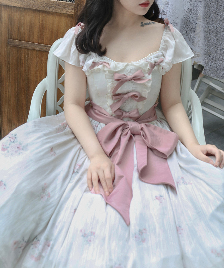 Sweet Wood - Elegant Floral Sweet Lolita OP Corset Accessory