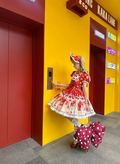 Dark Star Island - Honey Bunny Cake - Sweet Lolita JSK/OP/Strap SK/Shirt