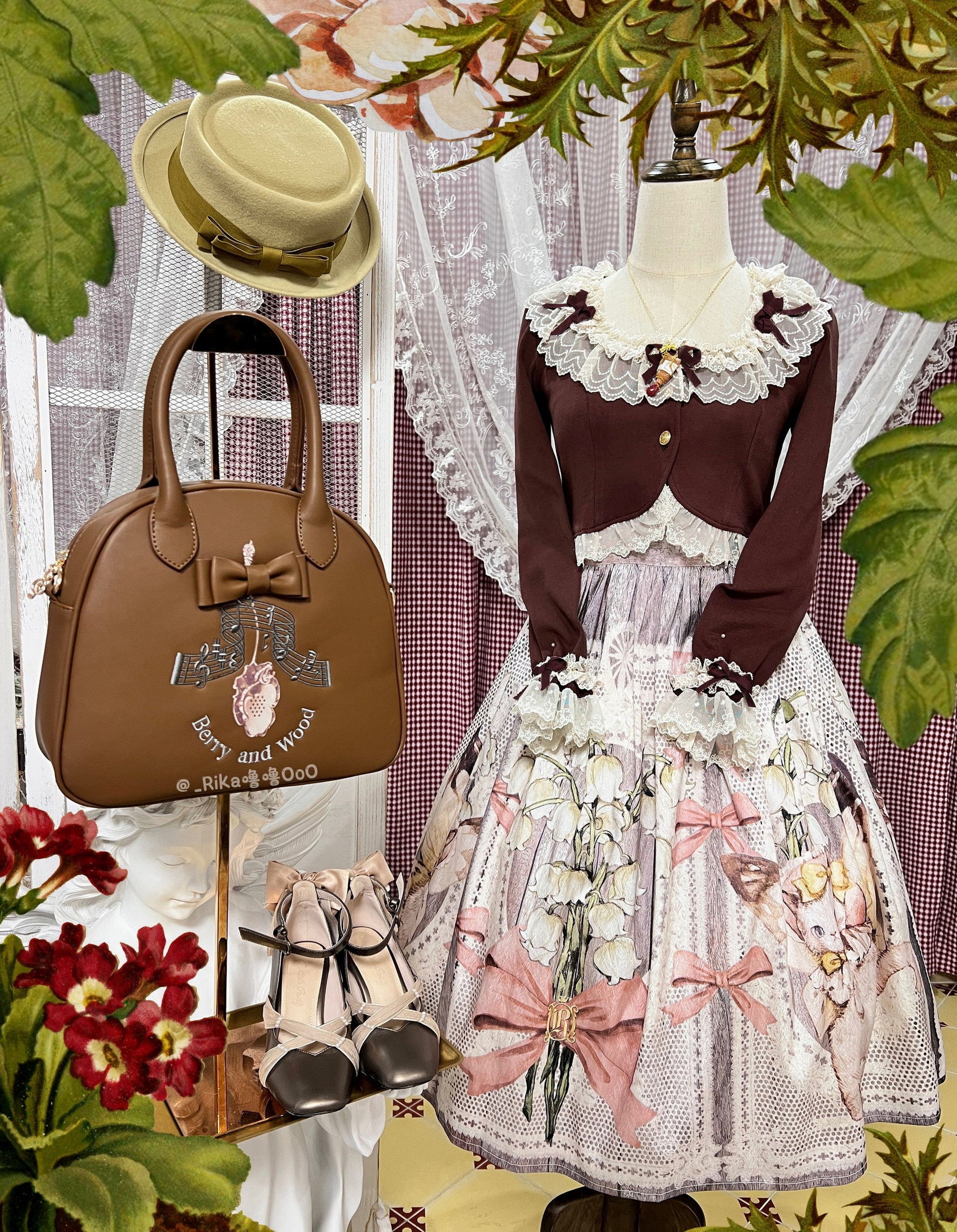 Unideer - Prelude - Elegant Lolita Bolero Jacket with Lace Ruffle Frill