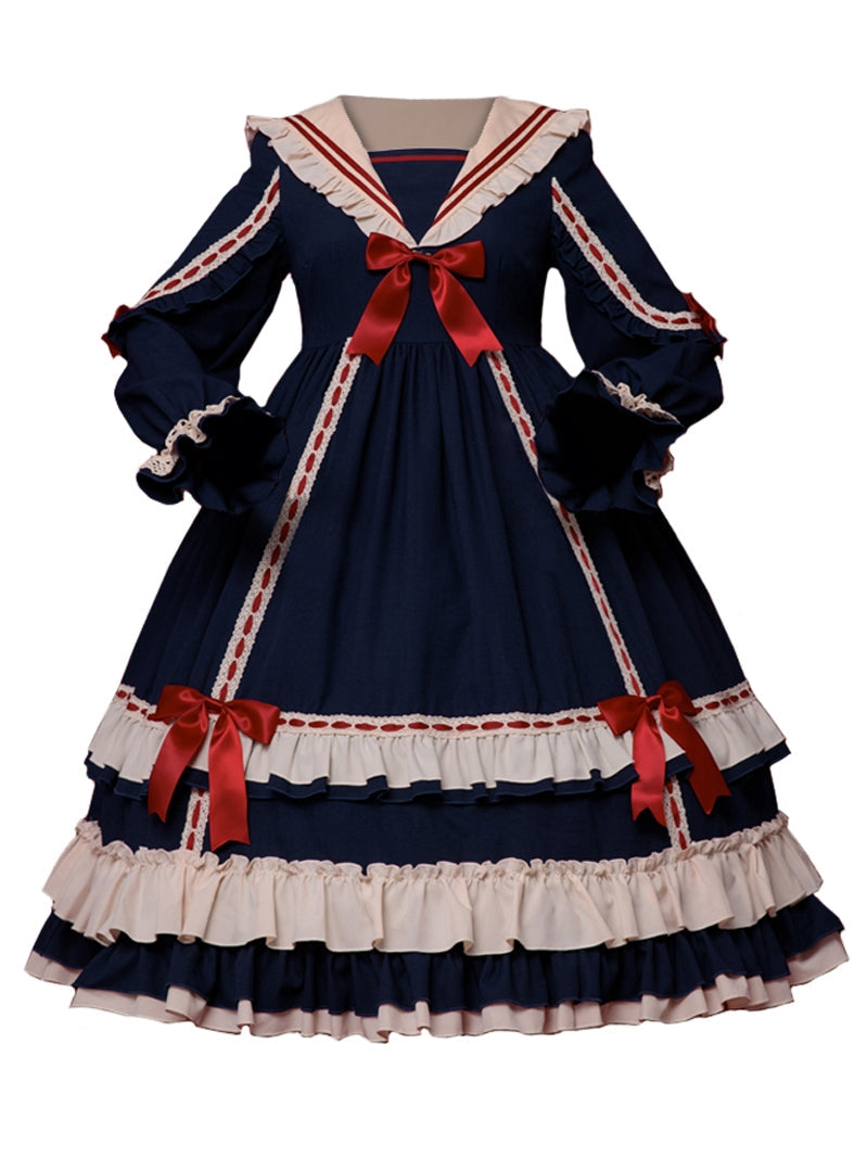 Eieyomi - Miss Betty - Vintage Princess Cotton Lolita OP Dress