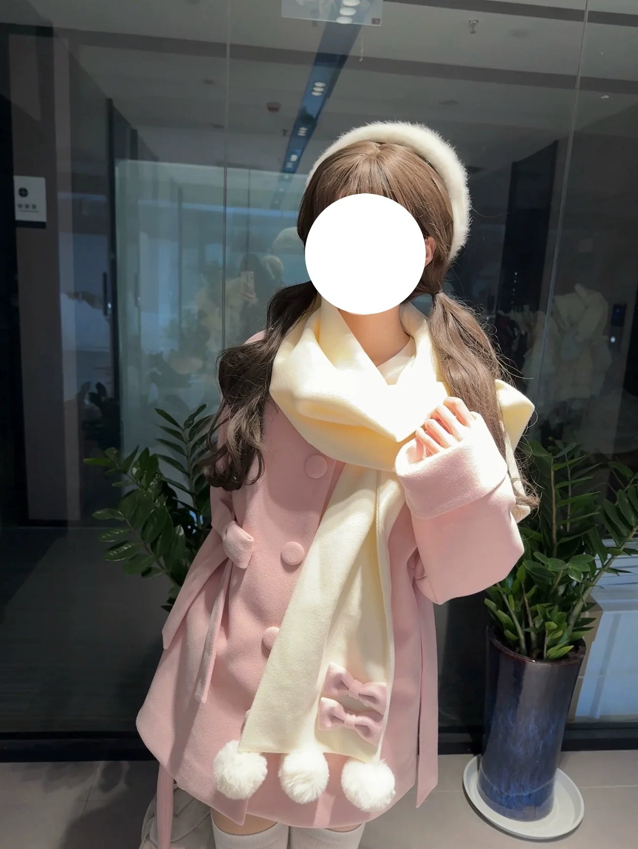 Platycodon House - Winter Sweet Lolita Coat Long Scarf Outerwear