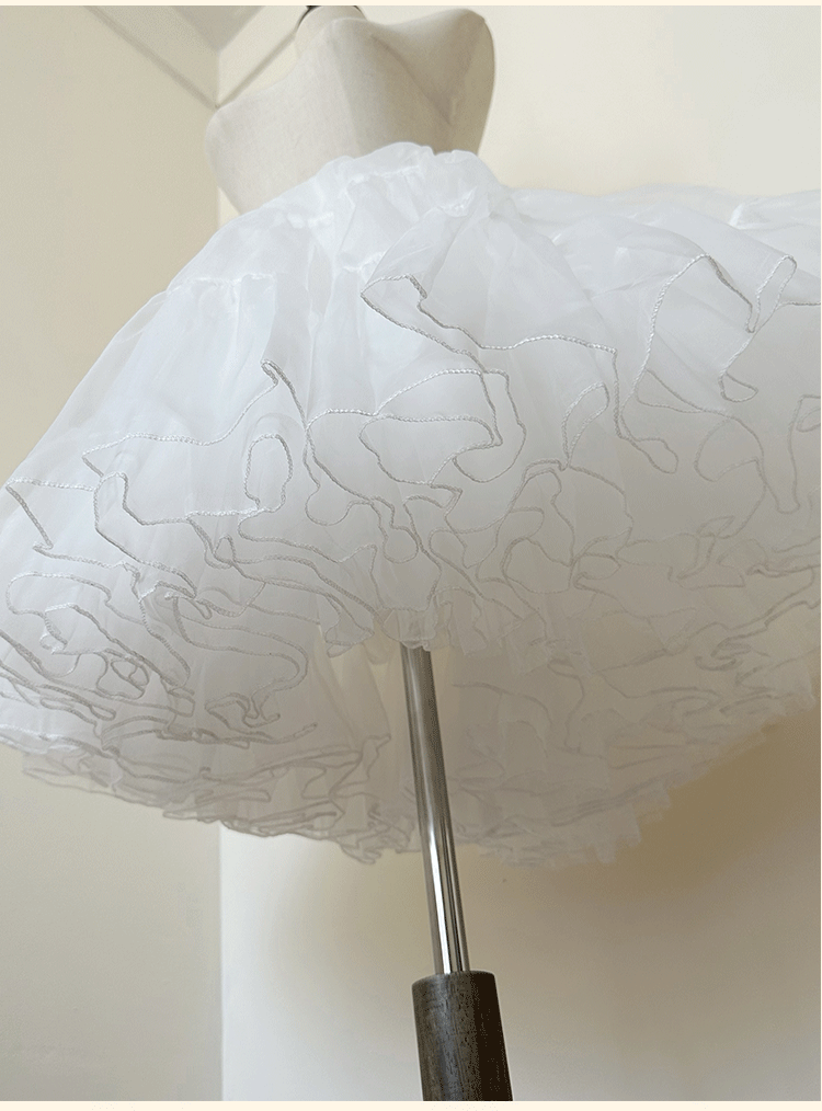 Niu Niu - Plus Size Lolita Petticoat with Daily or Fluffy Version