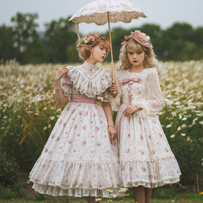 Miss Point - Woody Rose - Elegant Floral Lolita JSK Dress