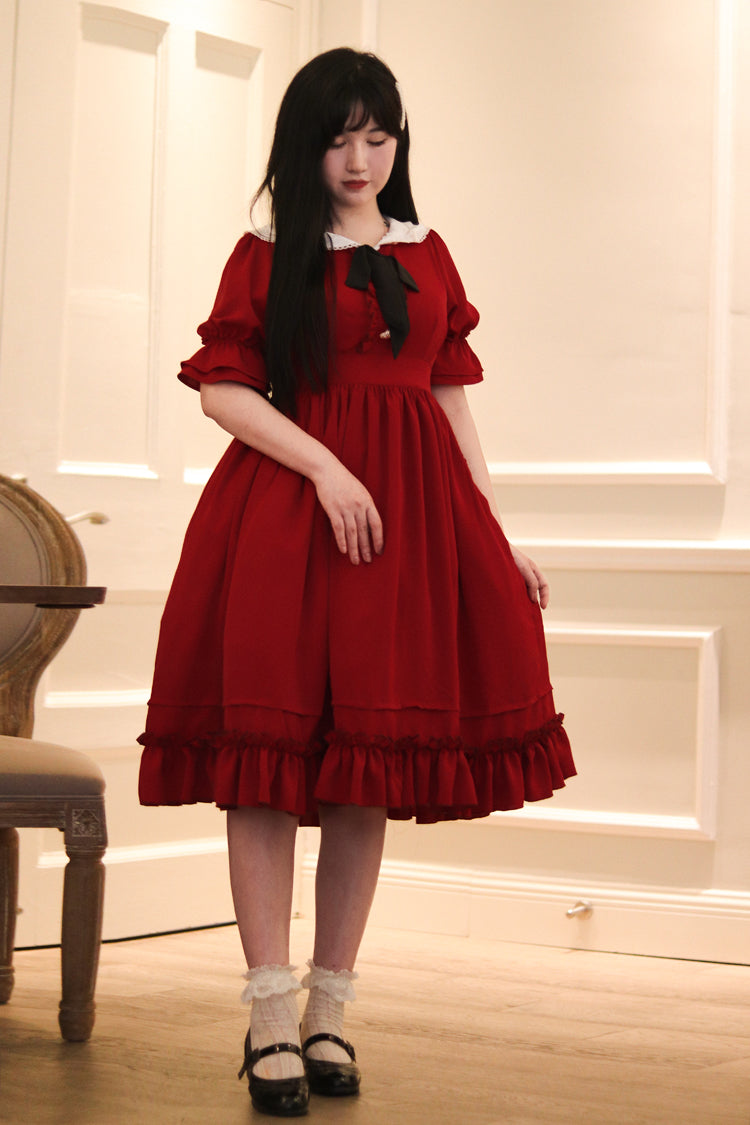 Sweet Wood - Plus Size Vintage Lolita OP Dress