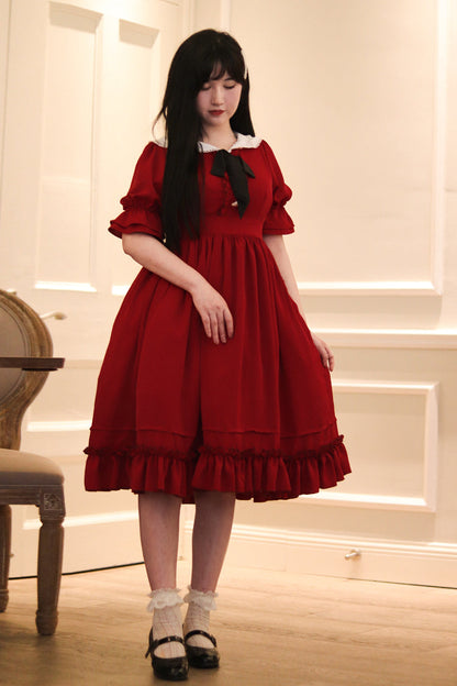Sweet Wood - Plus Size Vintage Lolita OP Dress