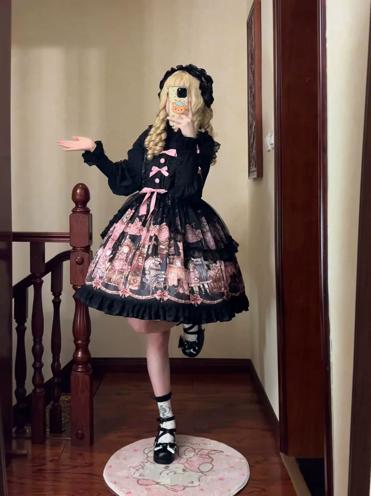 Uncle's Workshop - Missing Lamb Case - Gothic Lolita Dress Set with Sheep Prints