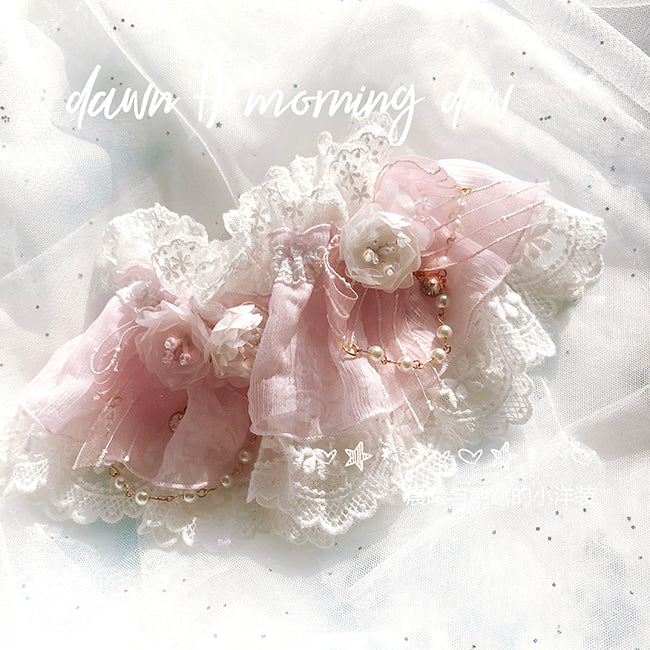 Dawn and Morning - Flower Wedding Lolita Accessories Headdress Set