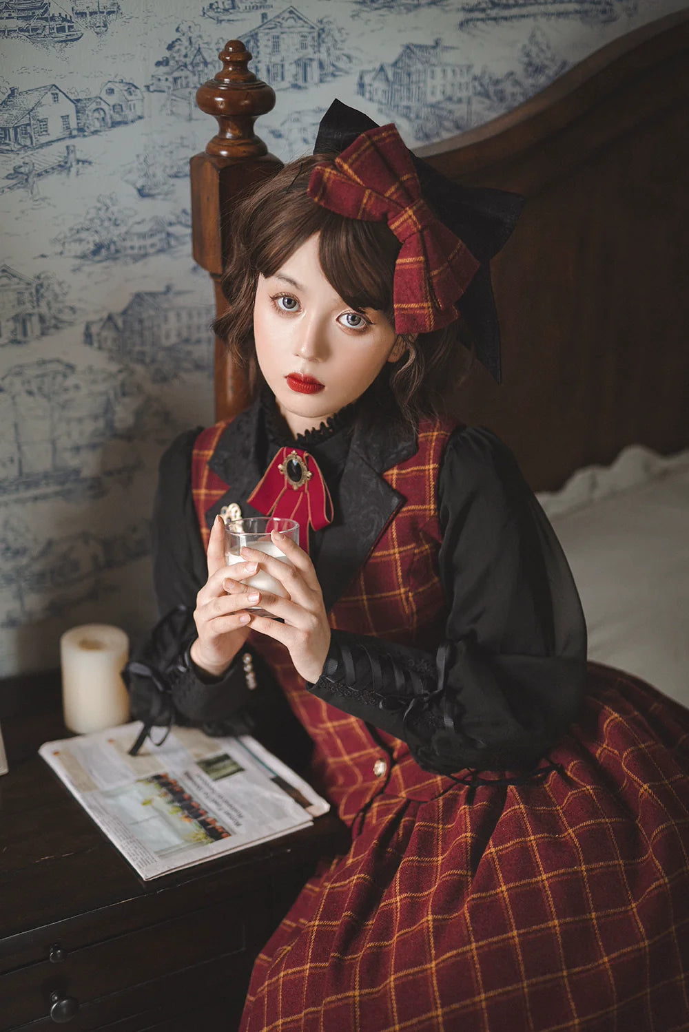 Miss Point - Rose Doll - Elegant Lolita Mutton Sleeve Blouse