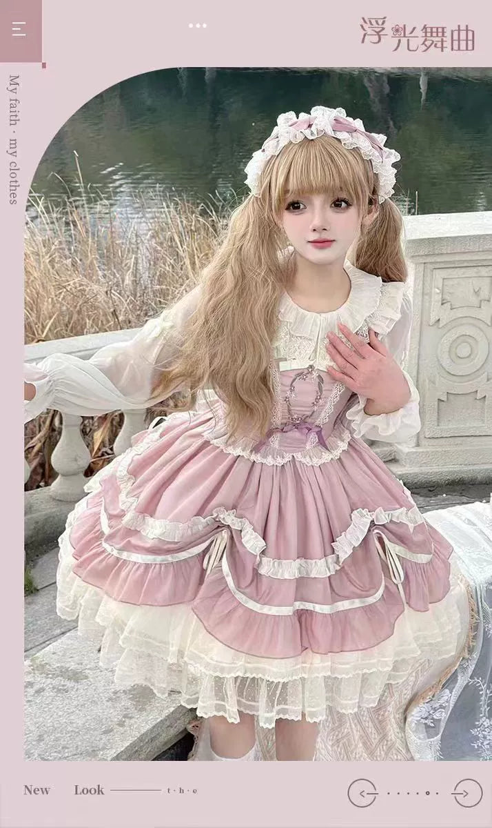 Teddy Bear - Sheer Lolita Cardigan Long Sleeve Lolita Cape Rabbit Ear