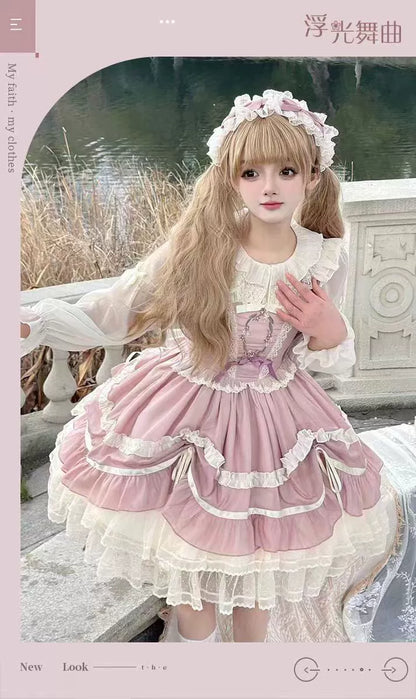 Teddy Bear - Sheer Lolita Cardigan Long Sleeve Lolita Cape Rabbit Ear