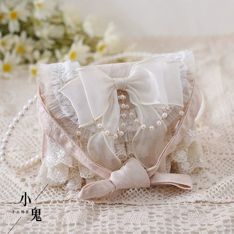 Xiaogui - Elegant Lolita Handbag Ivory Tea Party Lolita Bag