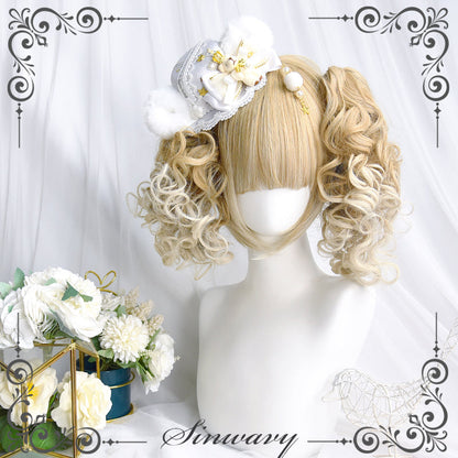 Sinwavy - Pandora's Box - Lolita Short Wig with Cute Double Ponytails