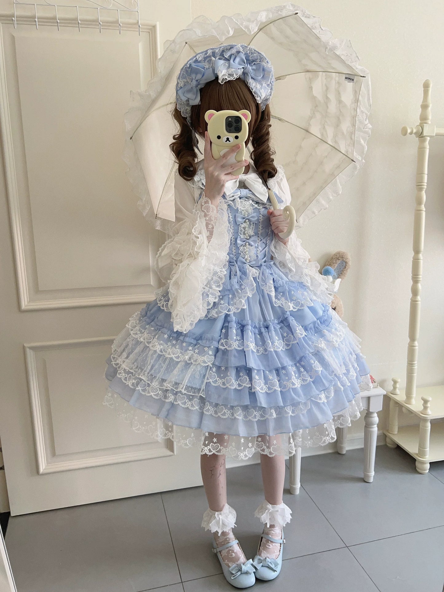 Sugar Girl - Love Overture - Sweet Lolita JSK, Tiered Ruffles Dress