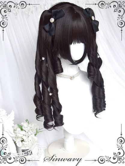 Sinwavy - Retro Elegant Roman Curl Double Ponytail Wig