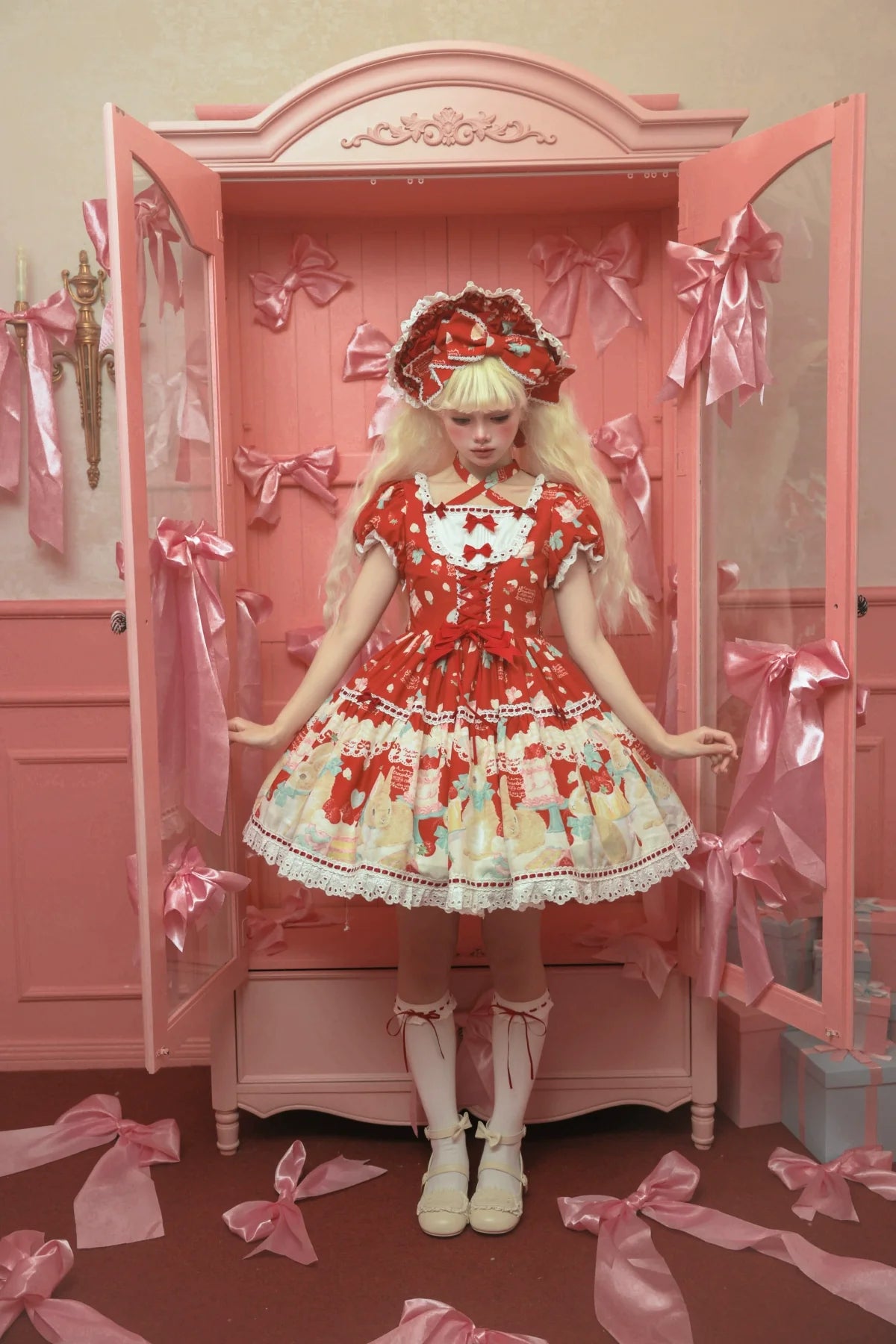 Dark Star Island - Honey Bunny Cake - Sweet Lolita JSK/OP/Strap SK/Shirt