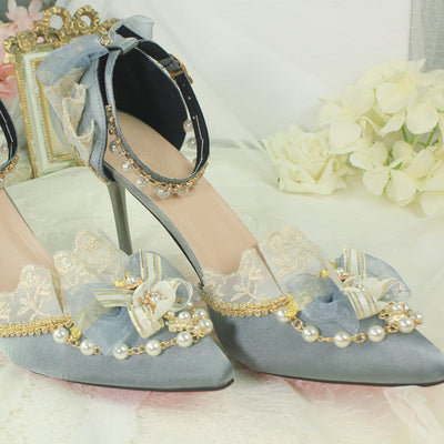 One Night - Pointy Toe Wedding Bride Lolita Heels
