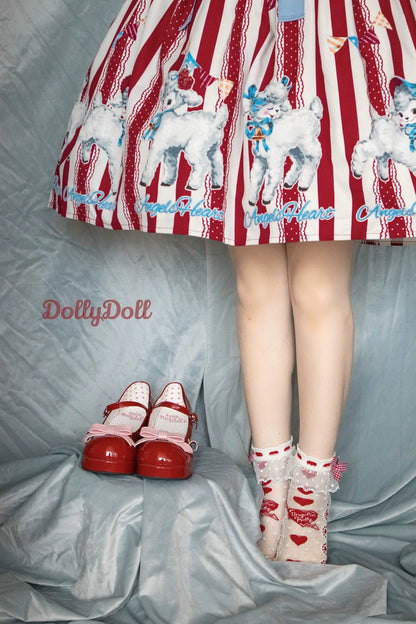 Dolly Doll - Lovers' Gift - Round Toe Middle Heel Mary Jane Lolita Shoes