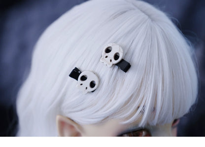 Strange Sugar - Gothic Hair Accessories Set Skulls Sharks Lolita Clips Headbands