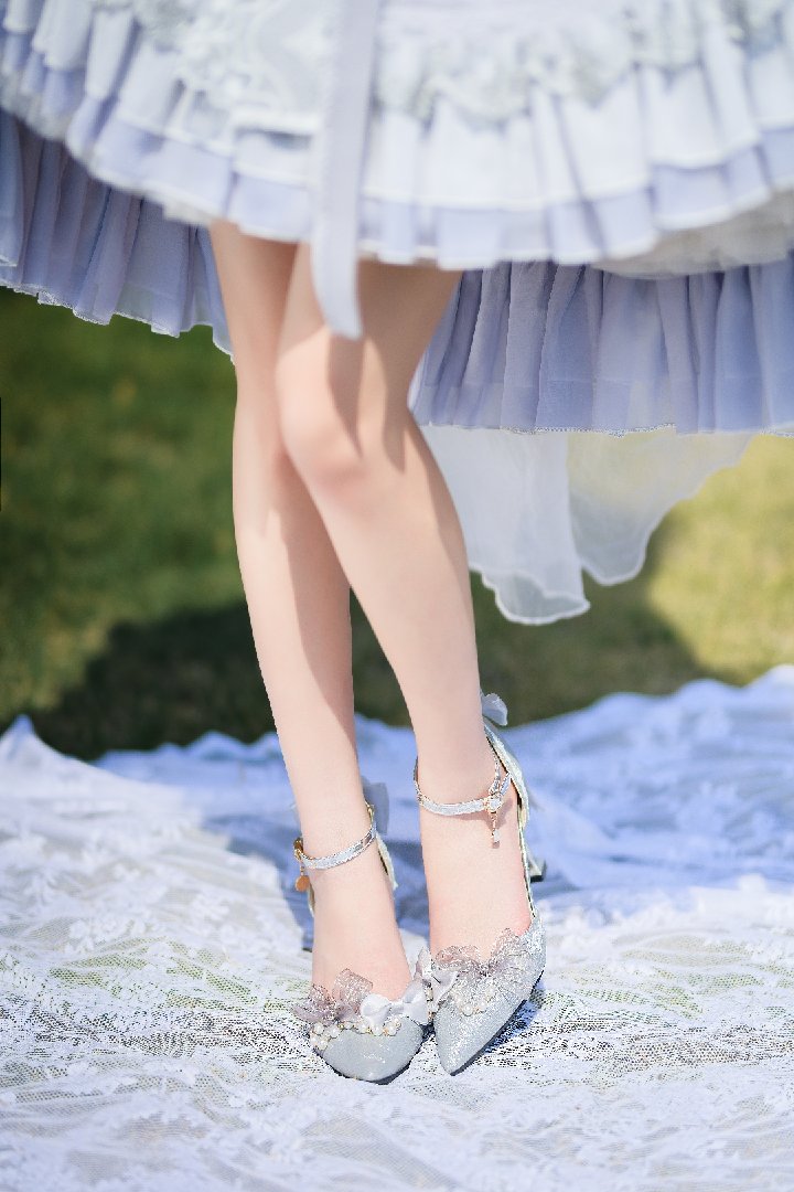 Sky Rabbit - Flower Wedding Elegant Lolita High Heel Shoes