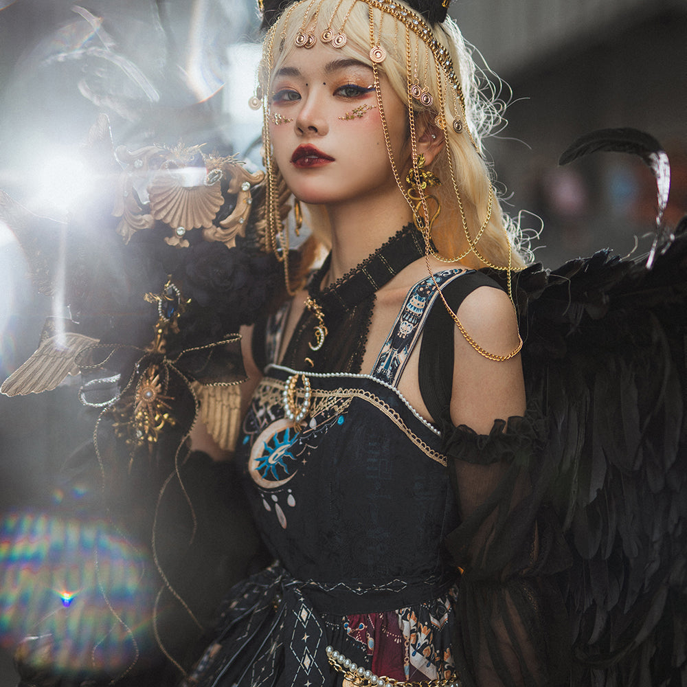 Miss Point - Dusk Bester - Egyptian Lolita Brooch Waistband Shawl