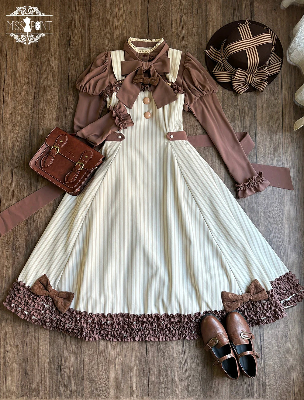 Miss Point - Classic Lolita JSK Customized Stripe Lolita Dress