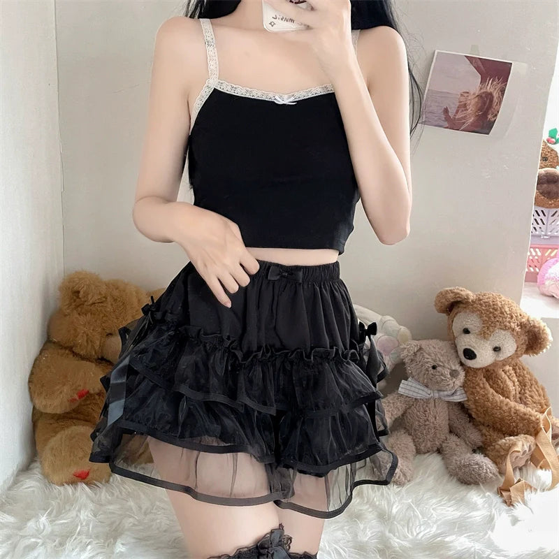 Sugar Girl - Summer Lolita Bloomers Double Layer Anti-Exposure Shorts