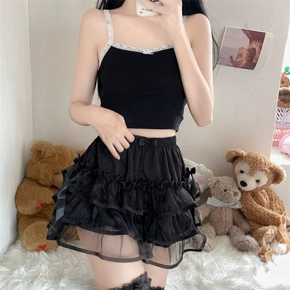 Sugar Girl - Summer Lolita Bloomers Double Layer Anti-Exposure Shorts