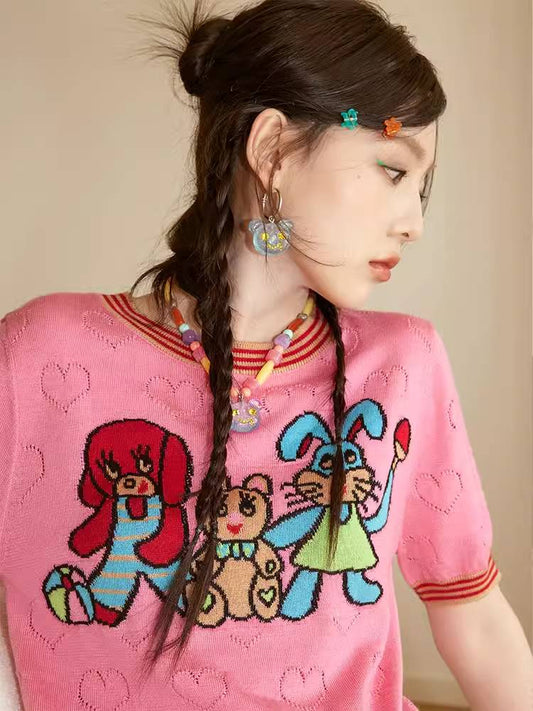 Bear acrylic bead accessory【s0000008325】