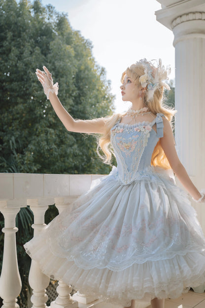 Garden Cat - Dreamy Dance Gorgeous Lolita JSK and SK